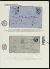 ✉ FRANCIA. 1826-1876. Colección de 30 cartas con sobres con 