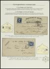 ✉ FRANCIA. 1826-1876. Colección de 30 cartas con sobres con 