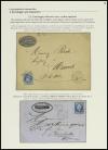 ✉ FRANCIA. 1826-1876. Colección de 30 cartas con sobres con 