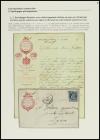 ✉ FRANCIA. 1826-1876. Colección de 30 cartas con sobres con 