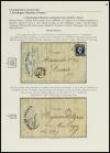 ✉ FRANCIA. 1826-1876. Colección de 30 cartas con sobres con 