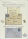 ✉ FRANCIA. 1826-1876. Colección de 30 cartas con sobres con 