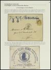 ✉ FRANCIA. 1826-1876. Colección de 30 cartas con sobres con 