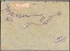 ✉ IRAN. Sc. 145, 108. 1901. YEZD to ABBASSI. 5 ch. yellow an
