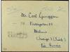 ✉ IRAN. 1926. MECHED to SWEDEN. 10 ch. and 1 kr. registered 
