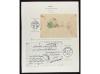 ✉ NEPAL. 1907-41. Ten covers with 4 pies stamps from the 190