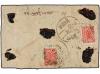 ✉ NEPAL. Mi. 54 (2). 1943. KATHMANDU to TAULIHAWA. 8 pi. pos