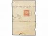 Δ MARRUECOS: CORREO LOCAL. Yv. 125. 1898. Gran fragmento de 