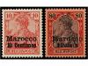 ** MARRUECOS ALEMAN. Mi. 7II/15II. 1903. NO EMITIDA. Serie c