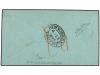 ✉ BORNEO. Sg. 66, 68, 70, 72, 73. 1895. Envelope sent to NEW