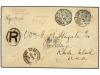 ✉ GRENADA: GRENADINAS. Sg. 33 (2). 1895. ST. GEORGE'S to USA