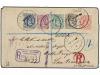 ✉ COOK. Sg. 6/10. 1897. RAROTONGA to SAN FRANCISCO. Envelope