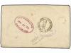 ✉ COOK. Sg. 6/10. 1897. RAROTONGA to SAN FRANCISCO. Envelope