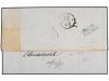 ✉ PERU. 1875. AREQUIPA a NEW YORK. 10 ctvos. rojo, mat. AREQ
