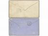 ¿ NUEVA ZELANDA. 1867-68. Two covers franked with 6 d. brown