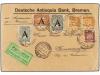 ✉ ALEMANIA. 1927. BREMEN to BUCARAMANGA (Colombia). 10 pf., 