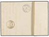 ✉ ESPAÑA. Ed. 52. 1860. FUENTE OBEJUNA a ZAFRA. 4 cuartos am