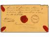 ✉ PERU. 1879. HUANCAVELICA a LIMA. 20 cts. rojo carta certif