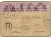 ✉ HONDURAS BRITANICA. Sg. 43. 1895. BELIZE to GERMANY. Lette