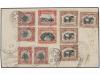 ✉ BORNEO. 1930. SANDAKAN to NEW YORK. Envelope with very nic