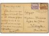 ✉ TUNEZ. 1925. TUNIS a FRANCIA. Tarjeta Postal con franqueo 