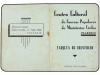 ESPAÑA GUERRA CIVIL. VALENCIA. Carnet del Centro Cultural de