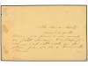 ✉ ETIOPIA. Sc. 2. 1897. HARAR a FRANCIA. Entero Postal de 1 
