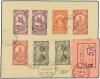 ✉ ETIOPIA. 1935. ADDÍS ABEBA a SUIZA. ESPECTACULAR franqueo.