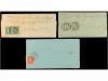 ✉ SERBIA. 1870-75. Group of 11 covers (one front), diverse f