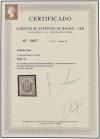 (*) ESPAÑA. Ed. 34. 1 real azul. PIEZA DE LUJO. Cert. CEM y 