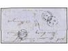 ✉ SAN VICENTE. Sg. 5, 7. 1869. SAINT VINCENT to FRANCE. 1d. 