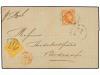 ✉ SANTA LUCIA. Sg. 16, 18. 1880. SAINT LUCIA to FRANCE. (4d.