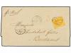 ✉ SANTA LUCIA. Sg. 16. 1882. SAINT LUCIA to FRANCE. (4d.) ye