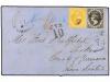 ✉ SANTA LUCIA. Sg. 11, 12. 1872. SAINT LUCIA to YARMOUTH. (1
