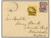 ✉ SANTA LUCIA. Sg. F9, F16. 1893. SAINT LUCIA to ENGLAND. 4d