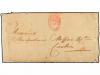 ✉ SANTA LUCIA. 1887 (1 Dec.). COASTAL MAIL. SOUFRIERES to CA