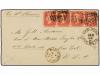 ✉ PUERTO RICO. 1876. PONCE a NEW YORK (U.S.A.). Circulada co