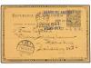 ✉ COLOMBIA. 1904. CARTAGENA a ALEMANIA. Entero Postal de 2 c