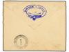 ✉ FALKLAND. Sg. 33. 1896. FALKLAND to MONTEVIDEO. 6 d. orang