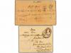 ✉ INDIA. 1922-23. TWO covers sent to SEREMBAN one without an