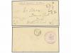 ✉ COSTA DE ORO. 1895. ASHANTI EXPEDITION. Stampless envelope