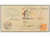✉ FRANCIA. Yv. 31. 1869. BORDEAUX a ISLA MAURICIO. 40 cts. n