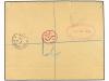 ✉ TONGA. Sg. 29, 31, 32/35. 1898. NUKUALOFA to GERMANY. Spec