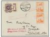 ✉ POLONIA. 1925 (10-III). WARSAWA to DANZIG. 30 gr. and vert