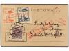 ✉ POLONIA. 1925 (19-II). WARSAWA to DANZIG. 30 gr., 5 gr. or