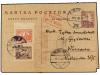 ✉ POLONIA. 1926 (12-IV). WARSAWA to LWOW to WARSAWA. 10+10 g