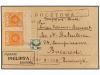 ✉ POLONIA. 1924 (11-X). WARSAWA to BUCAREST. 3 gr. (2) and 1