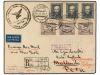 ✉ POLONIA. 1930 (29-V). WARSAWA to MOLLENDO (Peru). RAID POL