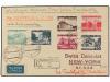 ✉ POLONIA. 1936 (1-V). WARSAWA to NEW YORK. 10 gr., 25 gr., 