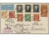 ✉ POLONIA. 1934 (23-VI). WARSAWA to RECIFE (Brazil). 10 gr.,